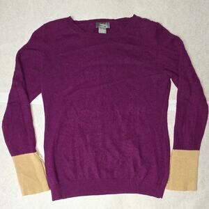 Neiman Marcus Women's Purple Cashmere Sweater